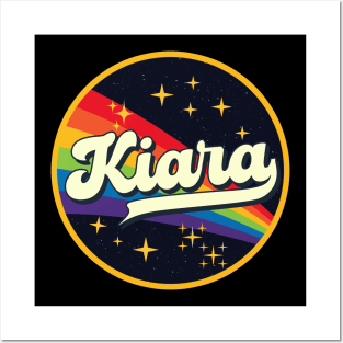 Kiara // Rainbow In Space Vintage Style Posters and Art